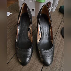 Burberry Heels Pumps Black Size 38 8 Women's
